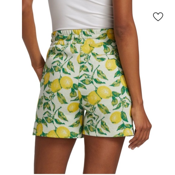 Twenty Montreal Citron Hyper Reality Knit Shorts Lemons Small - Picture 2 of 10